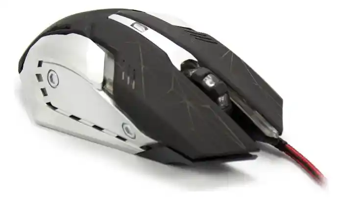 Mouse Gamer Óptico Seisa 3200 Dpi Con Cable Usb | Ergonómico, Led Y Botones De Control