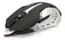 Mouse Gamer Óptico Seisa 3200 Dpi Con Cable Usb | Ergonómico, Led Y Botones De Control