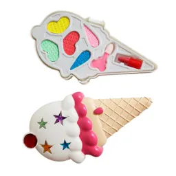 Kit De Maquillaje Para Niñas Juguete Princesas Cono Labial