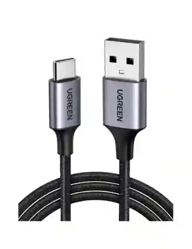 Cable Usb A A Usb C Ugreen 480 Mbps Reforzado De 1 M Color Negro