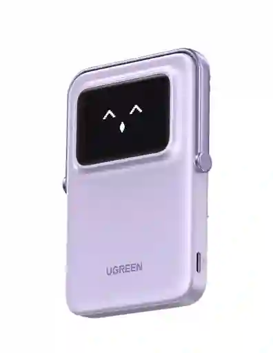 Power Bank Ugreen Magsafe Mini 5000mah 20w Con Pantalla Morado