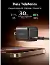 Mini Cargador Ugreen Nexode Usb C 30w Gan Cargador Tipo C Negro
