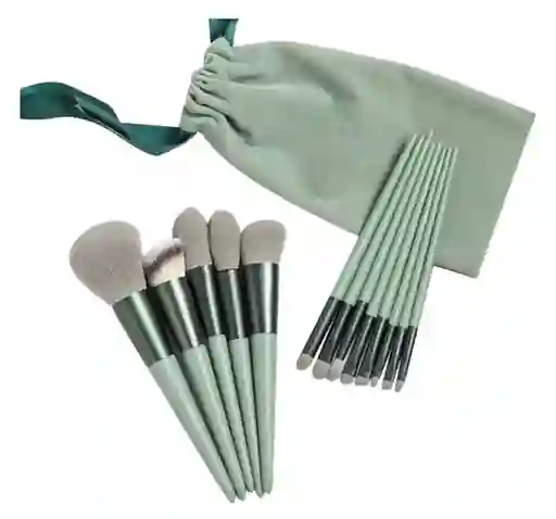 Juego De Brochas De Maquillaje De 13 Piezas
