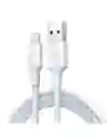 Cable Usb-a A Lightning Ugreen 1m Mfi Blanco Tpe