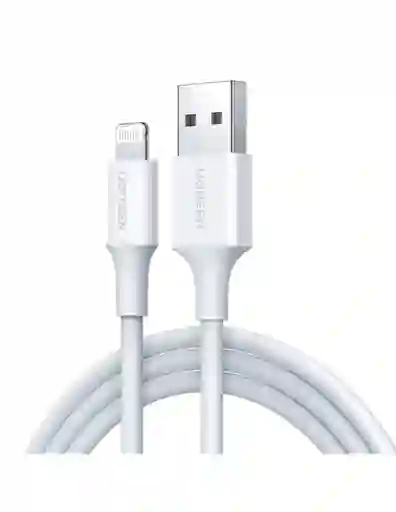 Cable Usb-a A Lightning Ugreen 1m Mfi Blanco Tpe