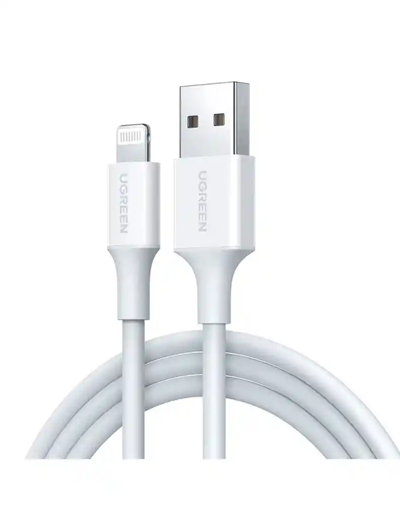 Cable Usb-a A Lightning Ugreen 1m Mfi Blanco Tpe