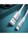 Cable Usb-a A Lightning Ugreen 2m Reforzado Mfi Blanco