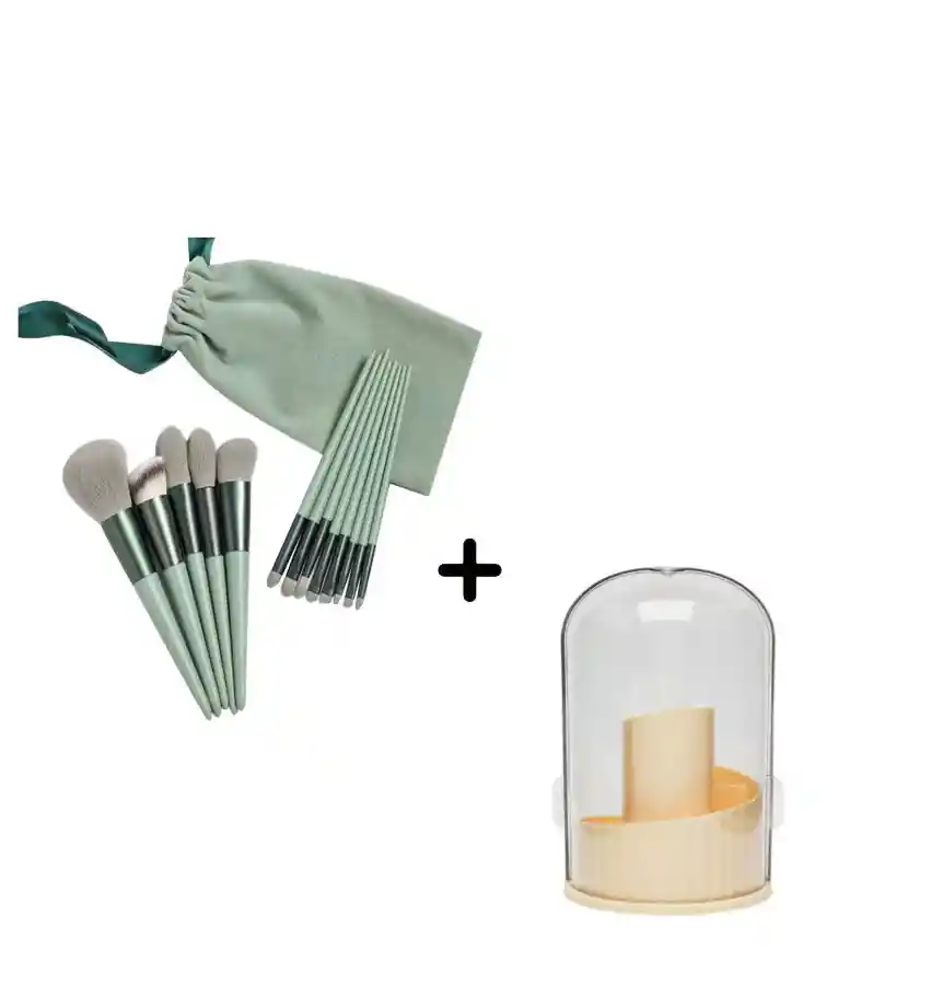 Juego De Brochas De Maquillaje De 13 Piezas Mas Organizador