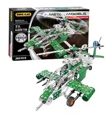 Juego Armable Helicoptero Interacción