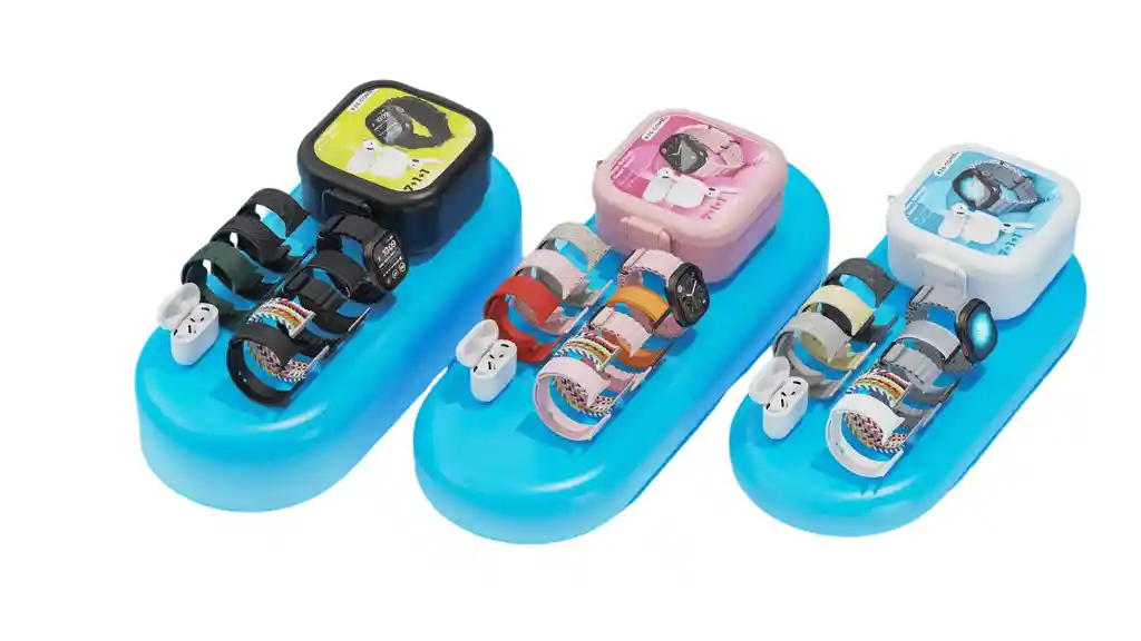Combo K26 Reloj Inteligente + Audífonos Inalámbricos + Estuche Portátil