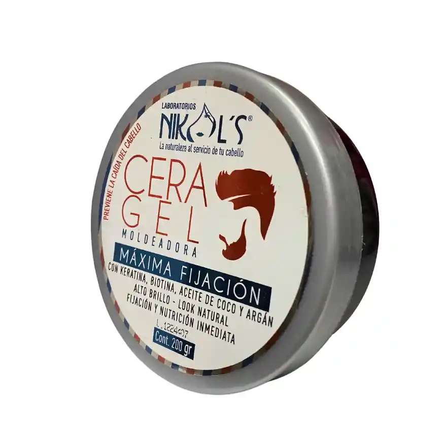 Cera Gel Moldeadore Maxima Fijacion Nikols