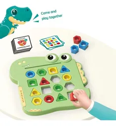Juego Coincidencia Tarjetas Y Figuras Dinosaurio