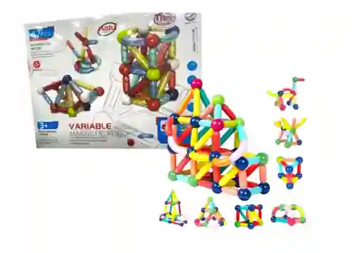 Bloques Magnéticos 42 Piezas Juego Niños Puzzle