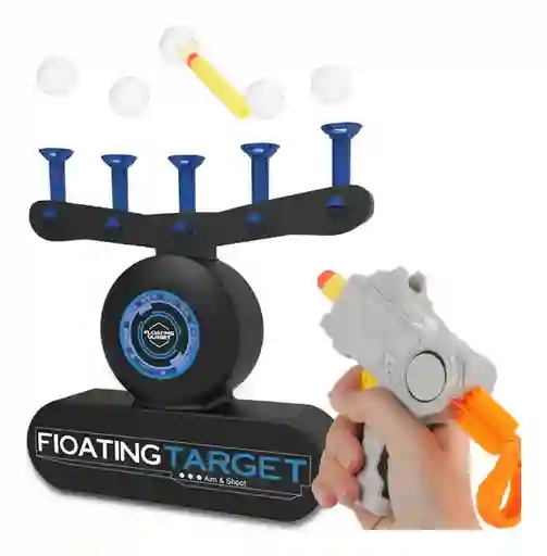 Hover Blast - Juego Juguete De Dardos Con Blanco Flotante