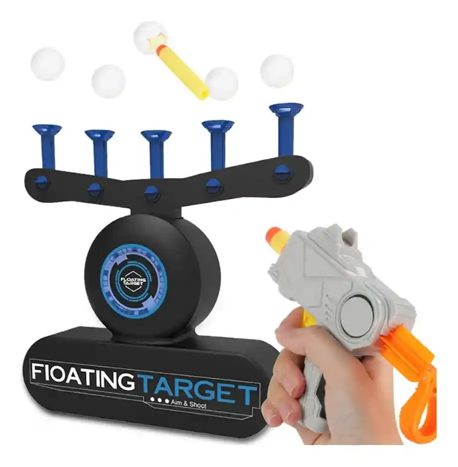 Hover Blast - Juego Juguete De Dardos Con Blanco Flotante