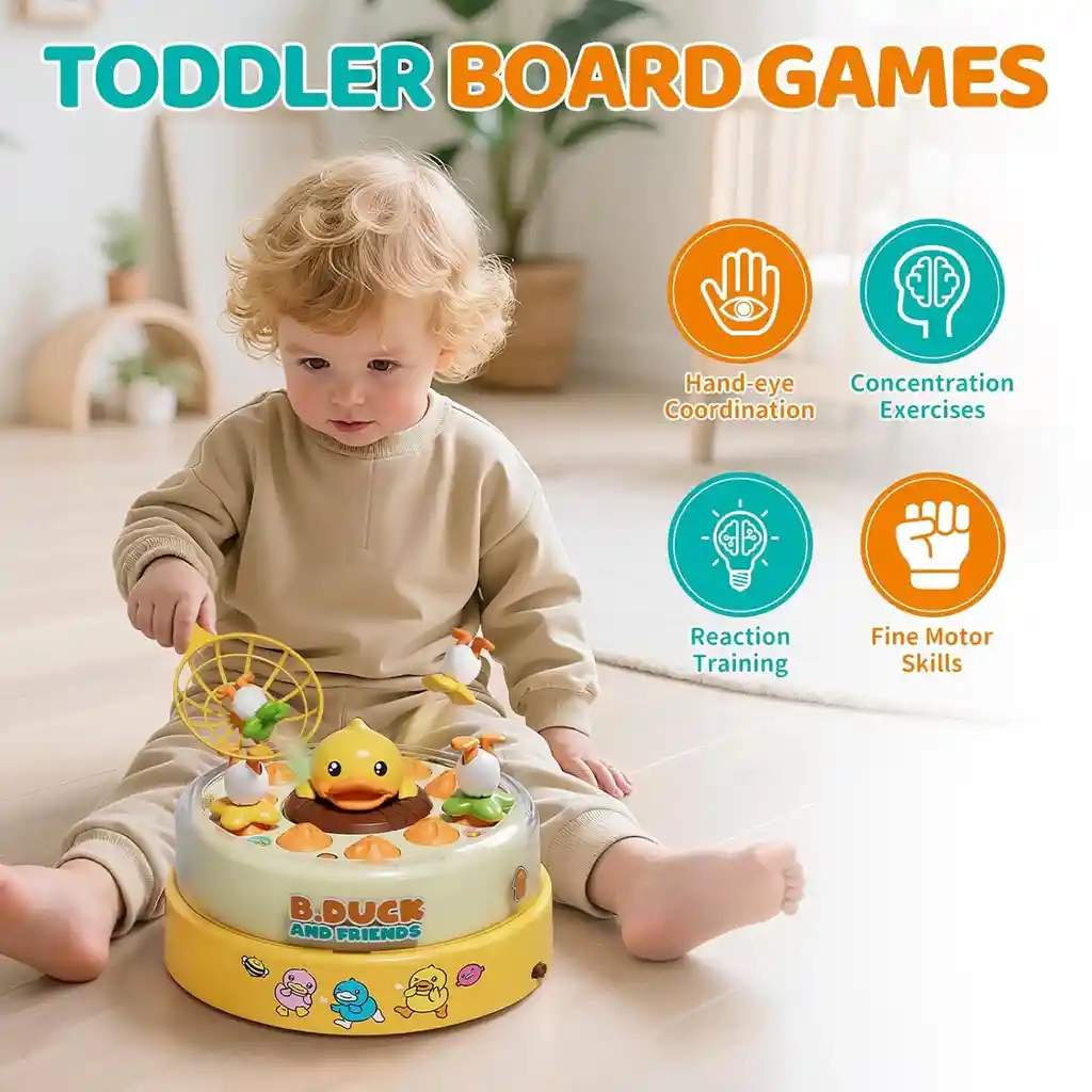 Juego Juguete De Mesa Interactivo Para Niños - Patitos Saltarines