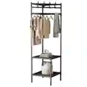 Perchero Multifuncional Con Estante Para Ropa