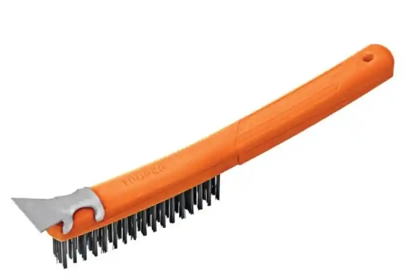 Cepillo De Alambre 51 Pinceles Acero Con Espátula