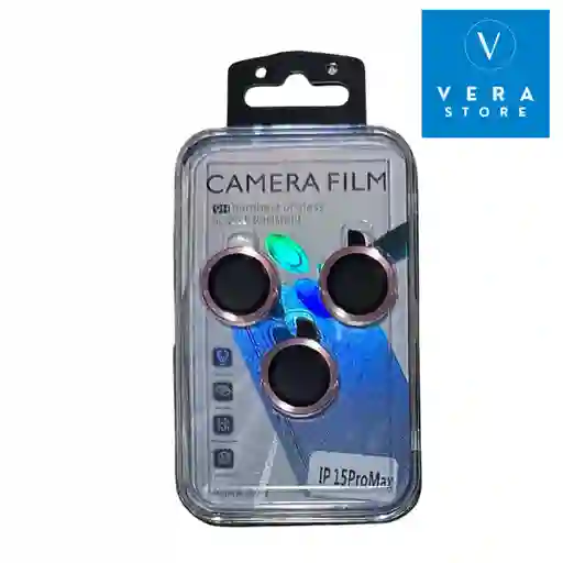 Kit De Aro Protector Para Camara Celular Iphone * Color Rosa (contiene 3 Uds)