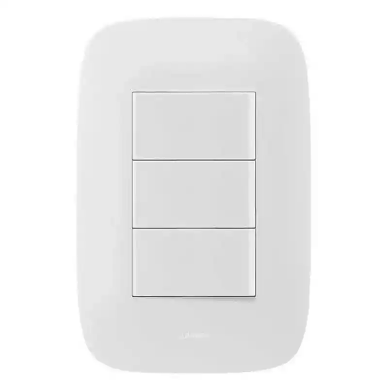 Interruptor Galica-2 Triple Blanca- Legrand Gl2-111b