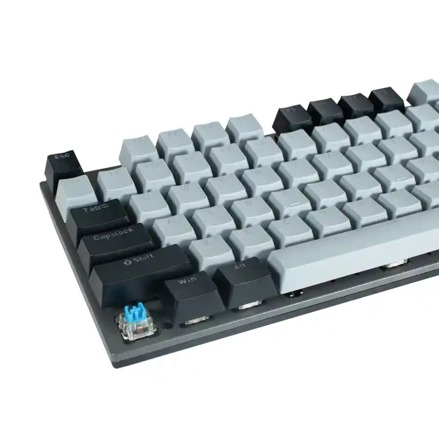 Teclado Gamer Mecanico Jeqang Jk919 Rgb Negro Gris