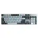 Teclado Gamer Mecanico Jeqang Jk919 Rgb Negro Gris