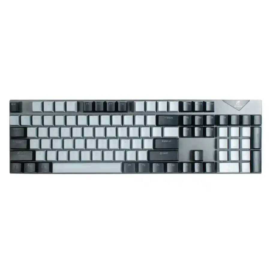 Teclado Gamer Mecanico Jeqang Jk919 Rgb Negro Gris