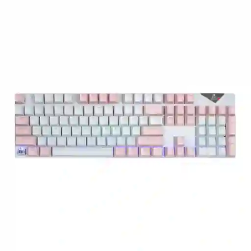 Teclado Gamer Mecanico Jeqang Jk919 Rgb Rosa
