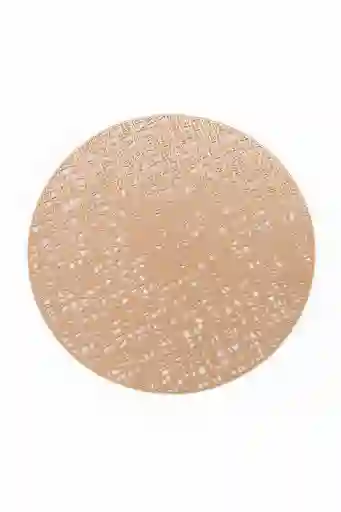 Individual Redondo Rose Gold Oro Rosa Trama Elegante