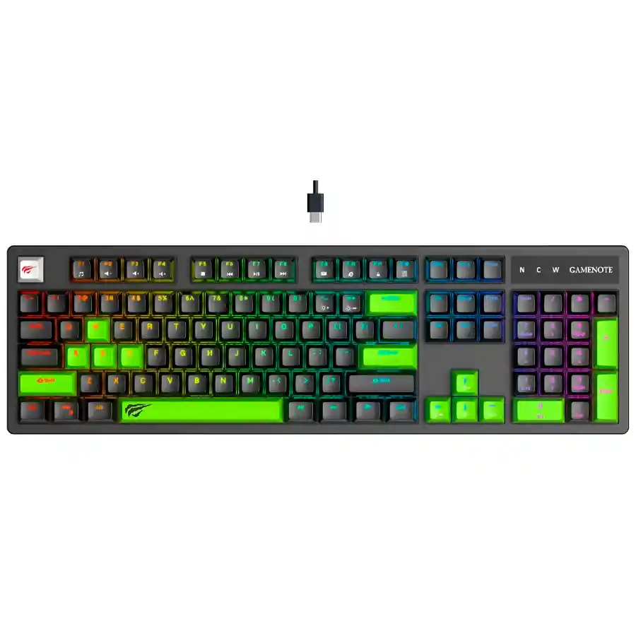 Teclado Gamer Mecanico Havit Gamenote Kb893l Rgb