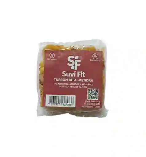 Turron De Almendra X25gr Suvi Fit