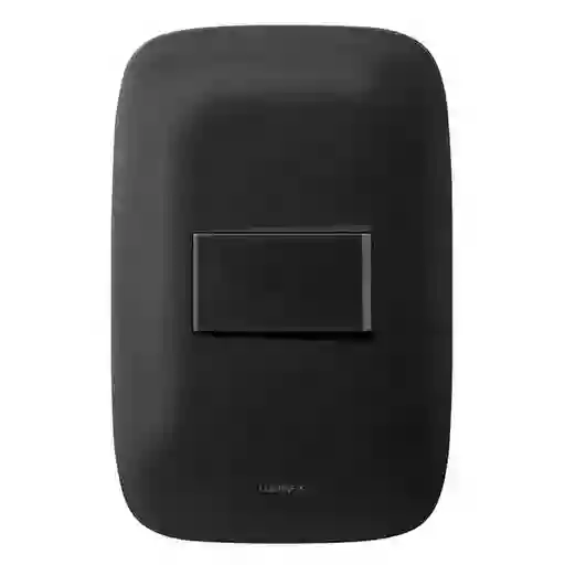 Interruptor Galica Sencillo Negro Matte- Legrand Gl2-010n