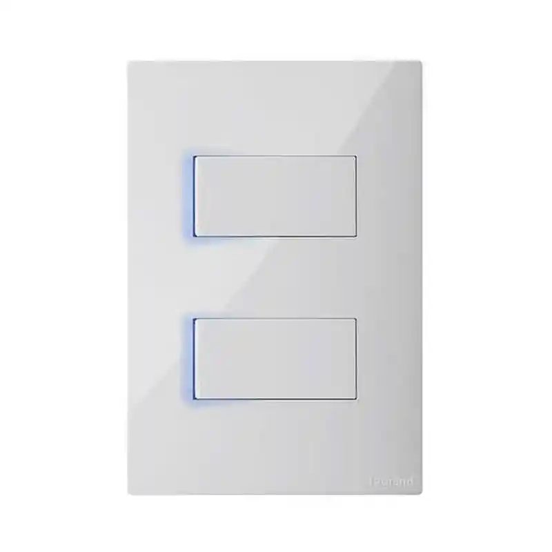 Interruptor Clickme Doble Blanco- Legrand 687612