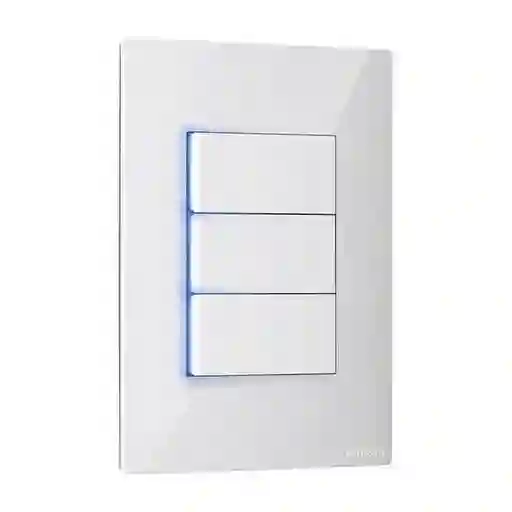 Interruptor Clickme Triple Blanco- Legrand 687613