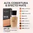 Base De Alto Cubrimiento Efecto Mate Elaya