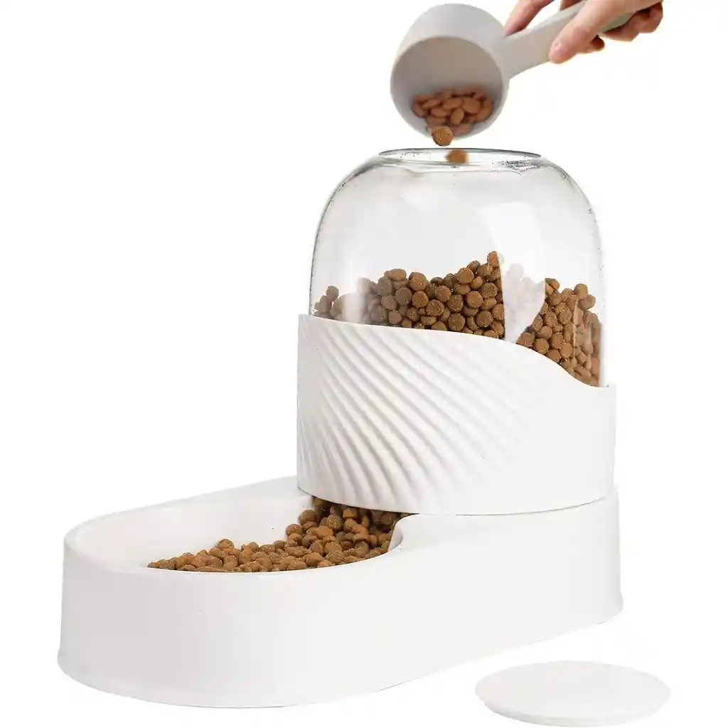 Dispensador De Comida Y Agua Para Mascotas