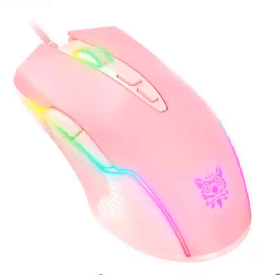 Mouse Gamer Onikuma Cw905 Rosa Rgb