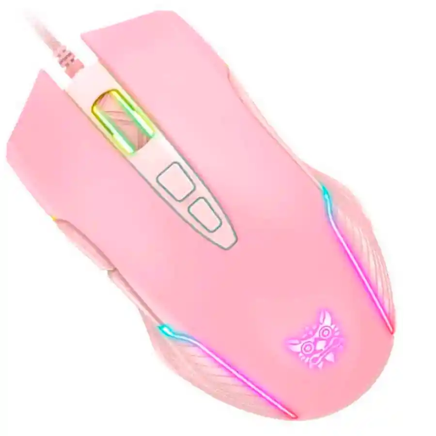 Mouse Gamer Onikuma Cw905 Rosa Rgb