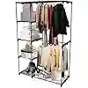 Closet Tubular Colgador De Ropa Armable 2 Niveles Metálico