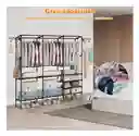 Closet Organizador 3 Espacios Zapatero Perchero Multifunción