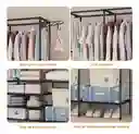 Closet Organizador 3 Espacios Zapatero Perchero Multifunción