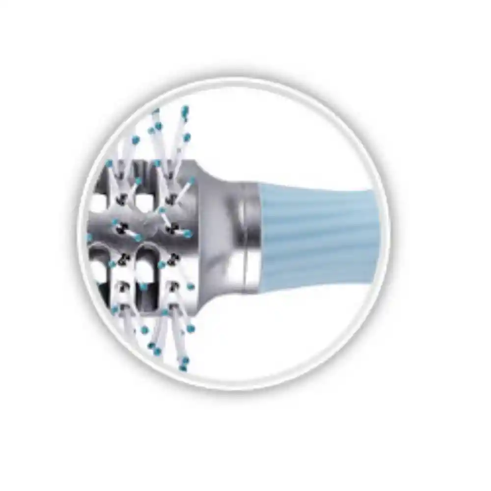 Cepillo Redondo Ceramico Kera Brush Celeste