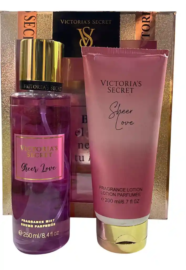 Set De Victorias Secret Sheer Love ( Splash Y Crema De Manos