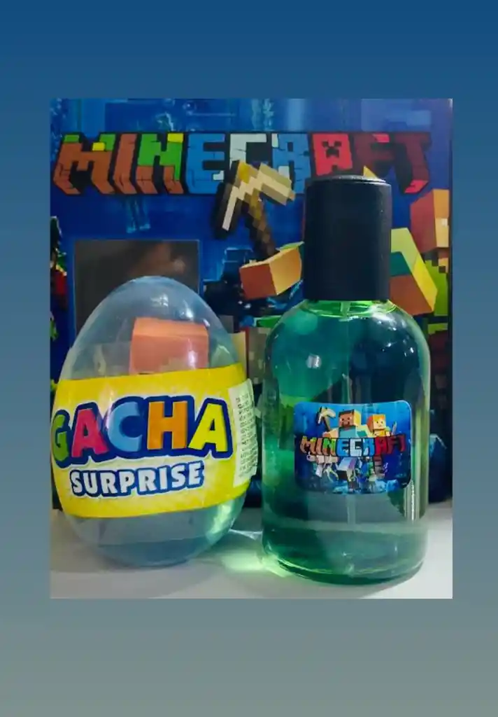 Set Perfume De Niño Minecrafi (fragancia - Juguete )