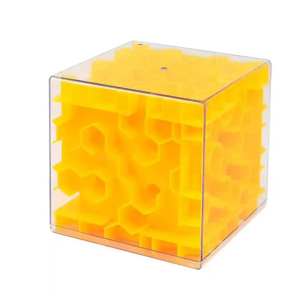 Cubo Laberinto 3D Grande | Juego De Pensamiento Y Coordinación Con Modo Cronometrado Y Multijugador