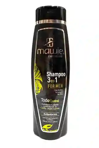 Shampoo Mawie Mas Natural 3 En 1 For Men 450ml