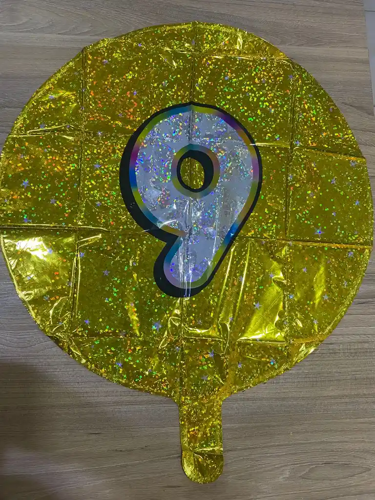 Globo Metalizado De Número