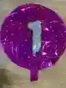 Globo Metalizado De Número