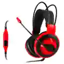 Diadema Gamer Msi Ds501 Negra Y Rojo