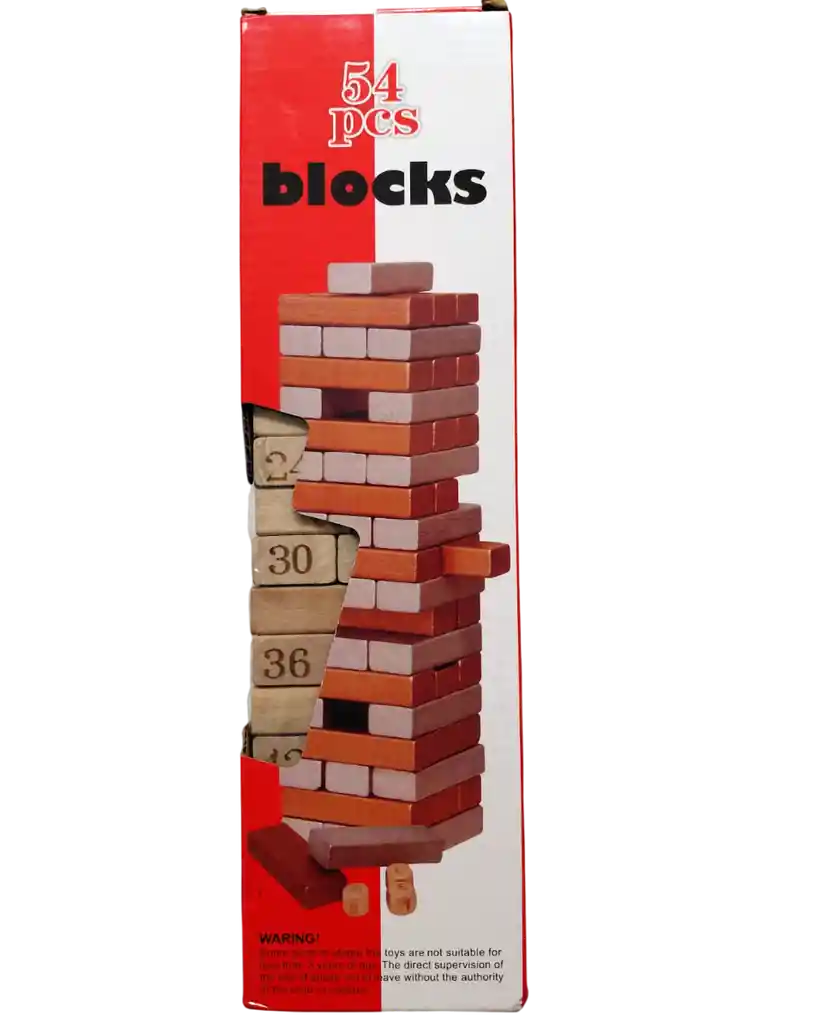 Torre Jenga X54 Piezas 26x7,5cm